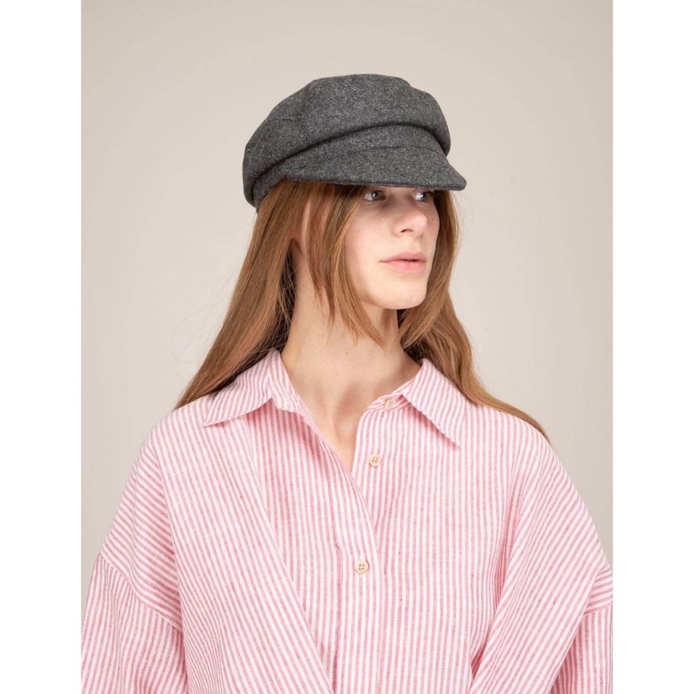 Isabel Marant Evie Hat in Gray, size T.56 (6 7/8”) - Picture 2 of 5